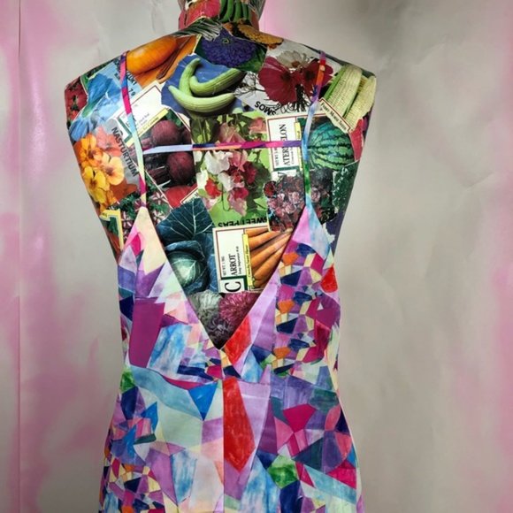 SALE Nasty Gal Crystal Matrix Maxi Dress Open Slit - Picture 4 of 8